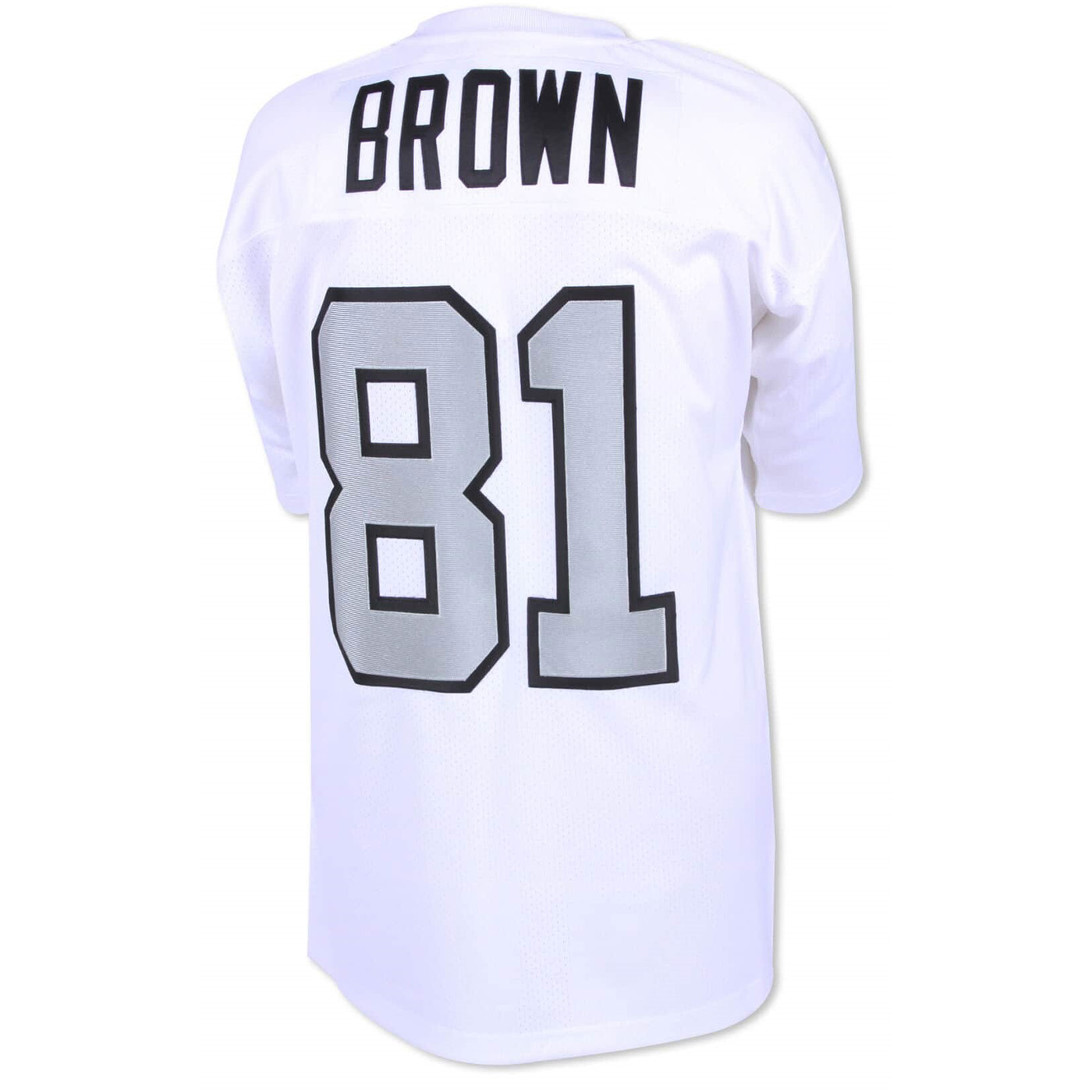 Tim Brown Autographed Oakland Mitchell & Ness Football Jersey