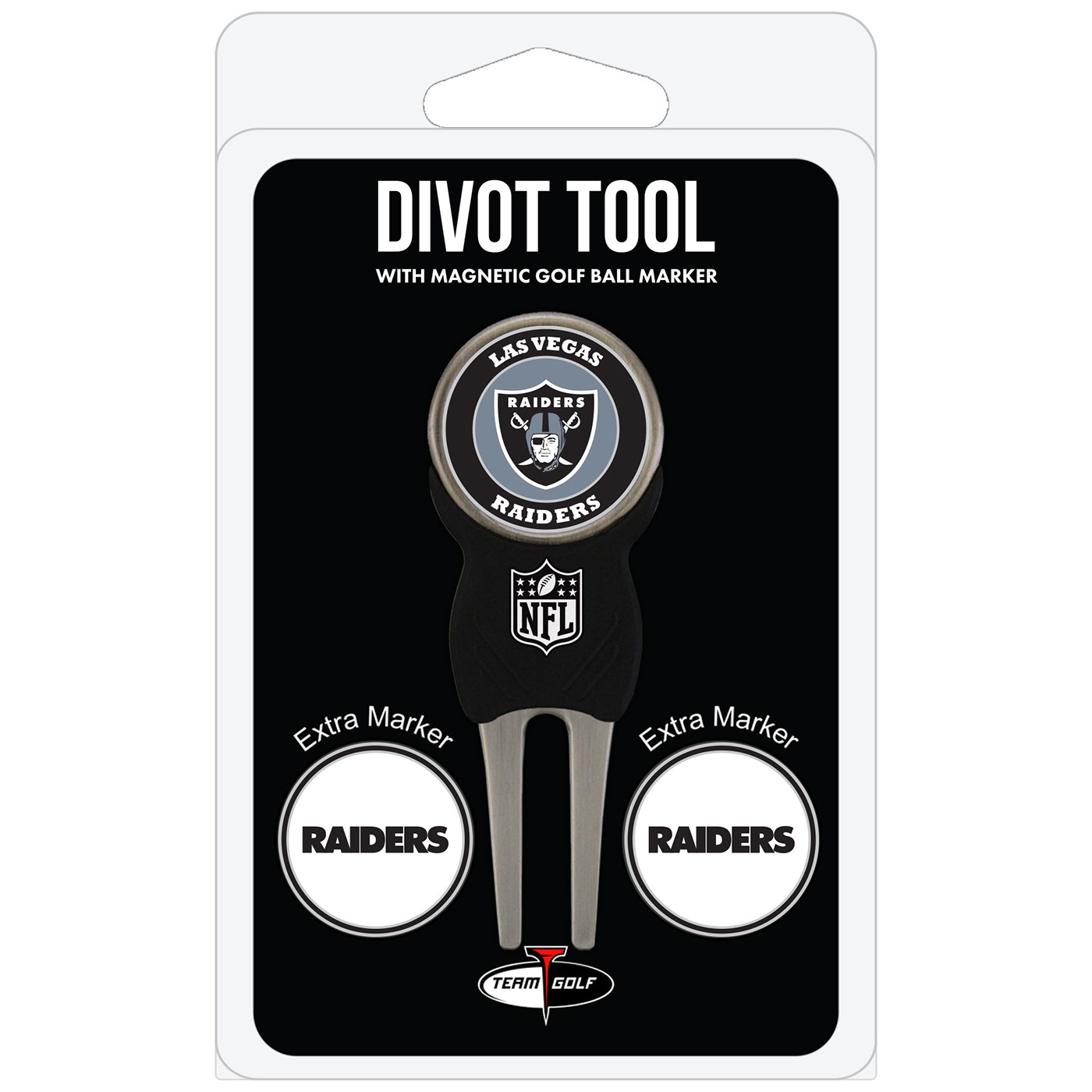 Product Detail  LAS VEGAS RAIDERS DIVOT TOOL PACK