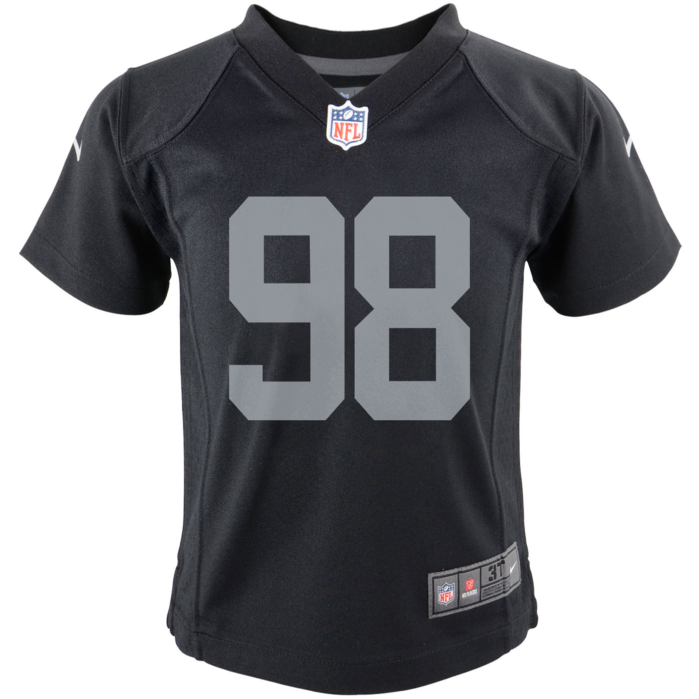 Product Detail NIKE MAXX CROSBY TODDLER GAME JERSEY Black 2T