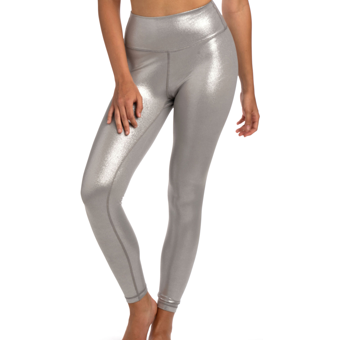 Ravesn|women's Shiny Metallic Leggings - Spandex Skinny Pants For Raves &  Fitness