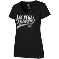 Las Vegas Raiders Rhinestone UNISEX New Crewneck or VNeck Tshirt for Women  Sm-3X