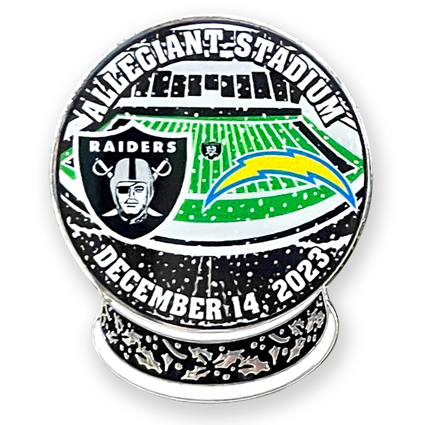 Product Detail  RAIDERS VS. CHARGERS 2023 GAME DAY PIN