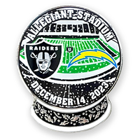 Las Vegas Raiders VS Denver Broncos GAME DAY PIN 11/20/2022 SALUTE TO  SERVICE