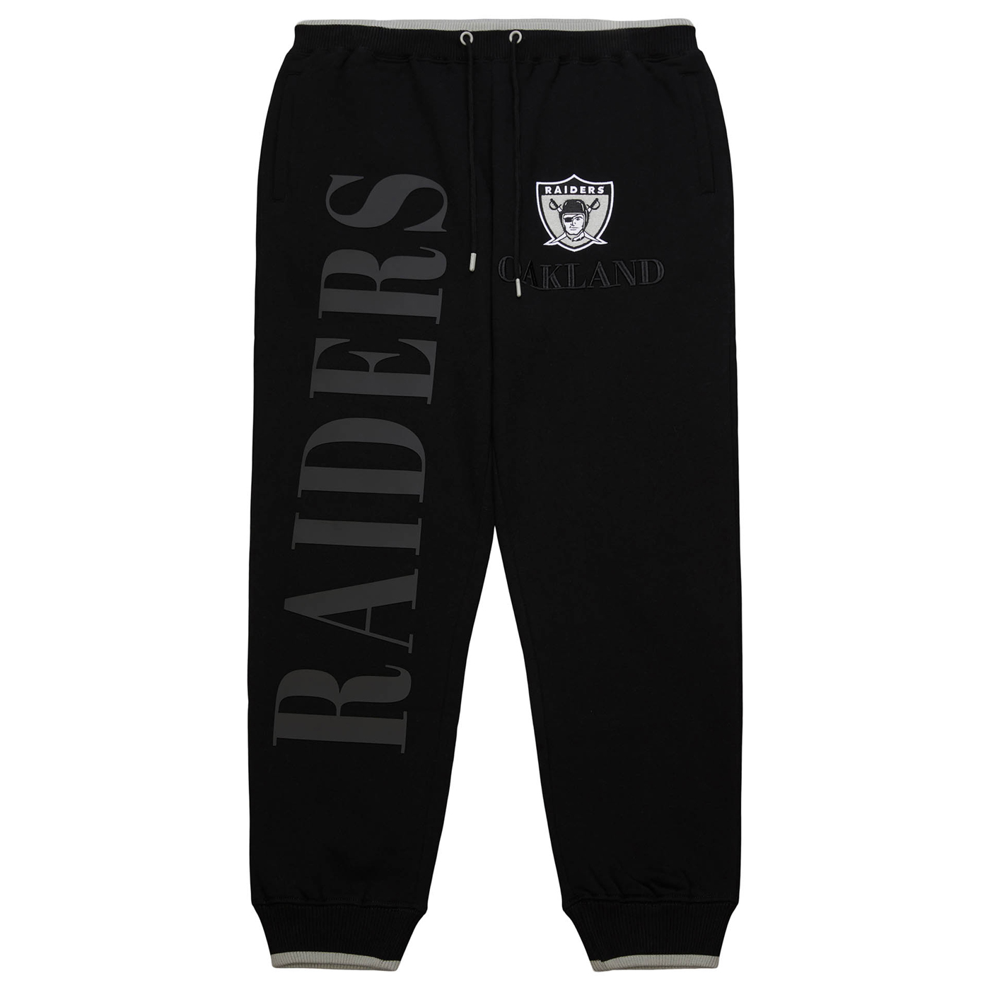 Product Detail MITCHELL NESS OAKLAND RAIDERS OG 3.0 FLEECE JOGGERS Black XL