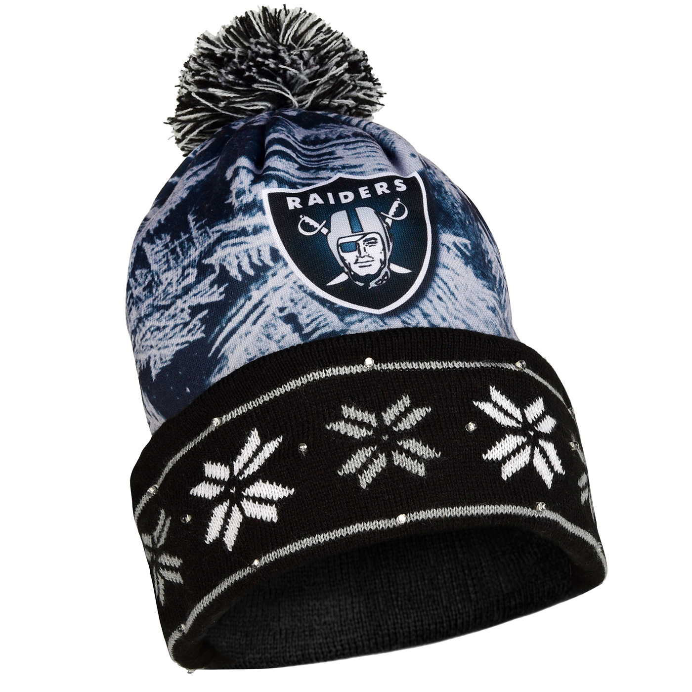 raiders light up beanie