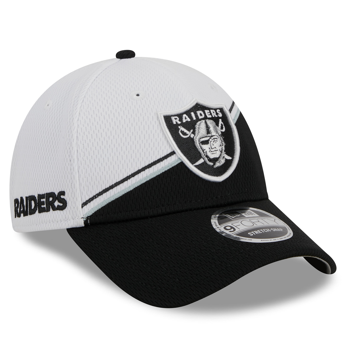 LV / Oakland Raiders NFL Trucker Snapback Baseball Hat Kids Youth Sz Black  Patch