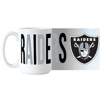 Las Vegas Raiders Coffee Mug 14oz Sculpted Relief Team Color - Sports Fan  Shop