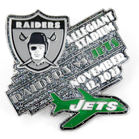 Green Bay Packers Game Day Pin vs Oakland Raiders December 11 2011 12/11/11