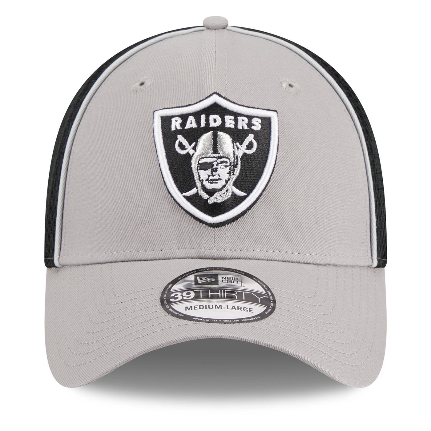 Las Vegas Raiders 47 Brand Two-Tone Contender Stretch Fit Hat Cap