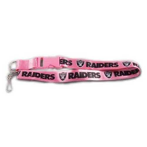 LAS VEGAS RAIDERS PINK LANYARD