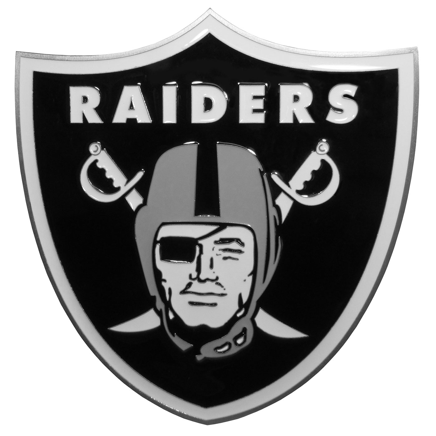 Las Vegas Raiders Shield Hitch Cover
