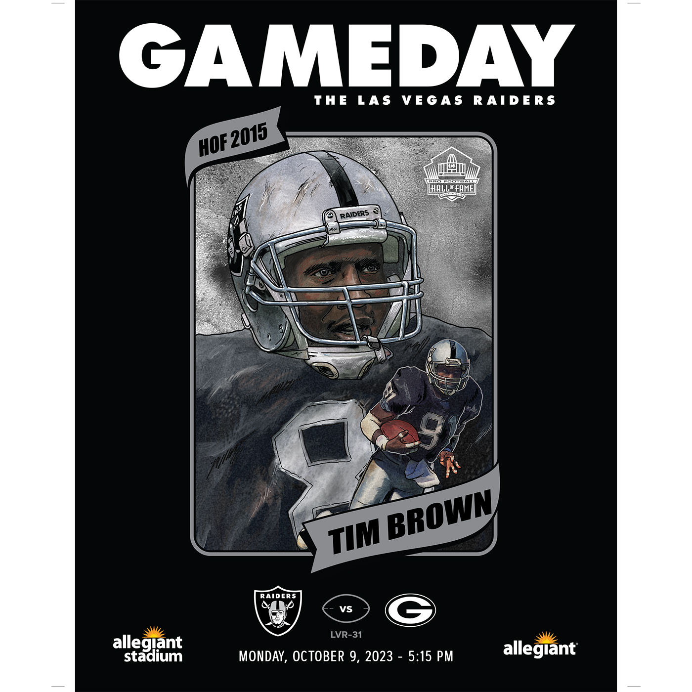 Las Vegas Raiders Pro Football Schedule Magnets - 4 x 7