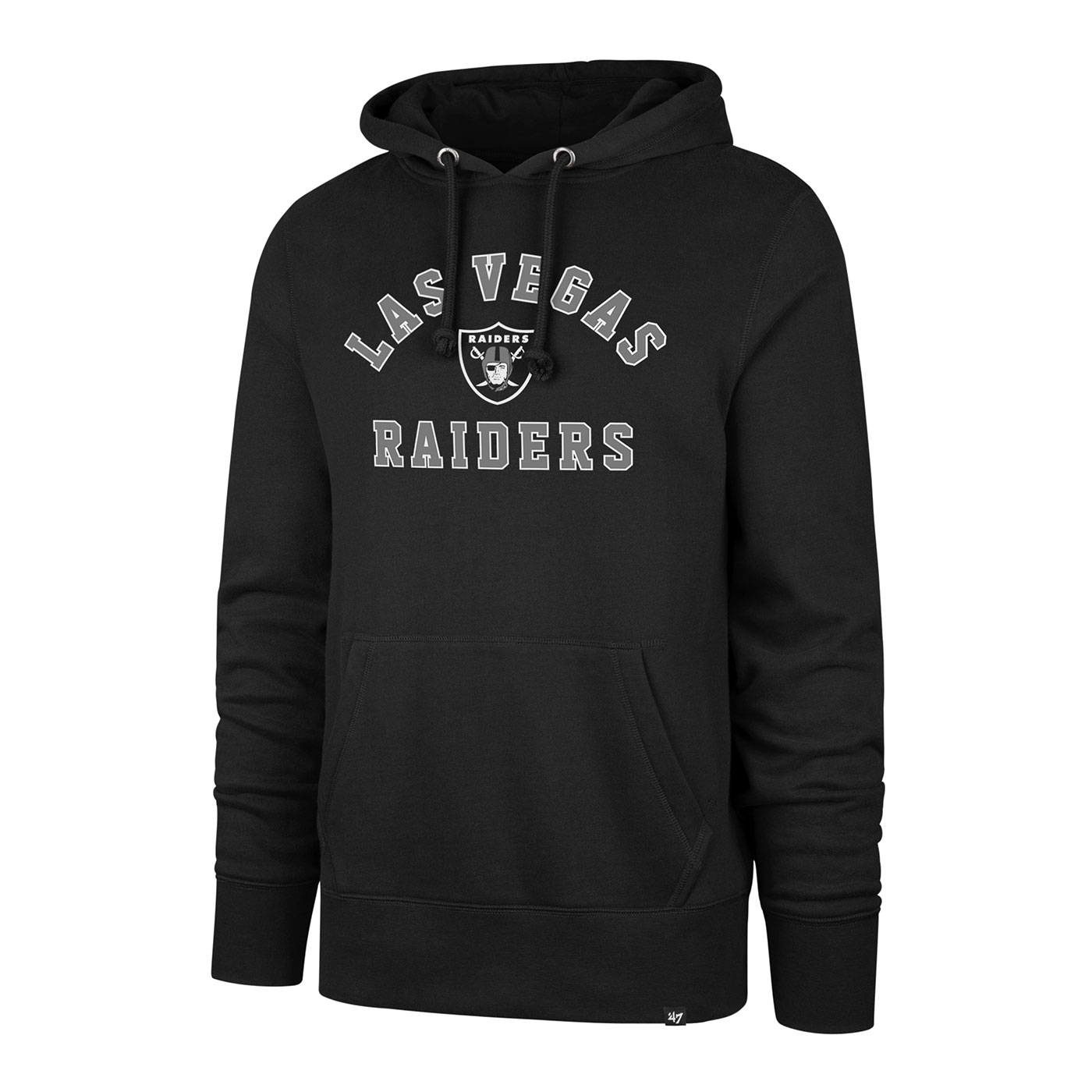 47 Brand / Men's Las Vegas Raiders Arch Headline Grey Hoodie