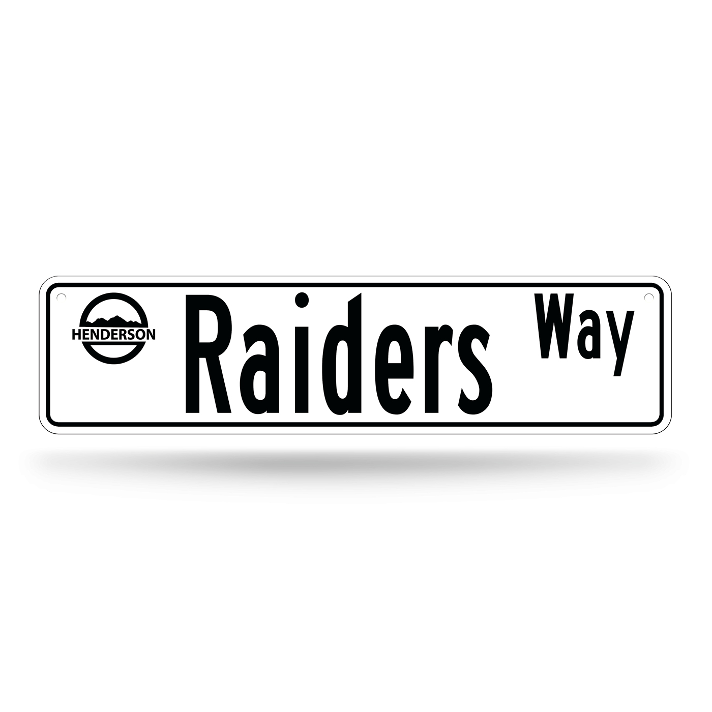 Las Vegas Raiders 15 Established Date Metal Sign