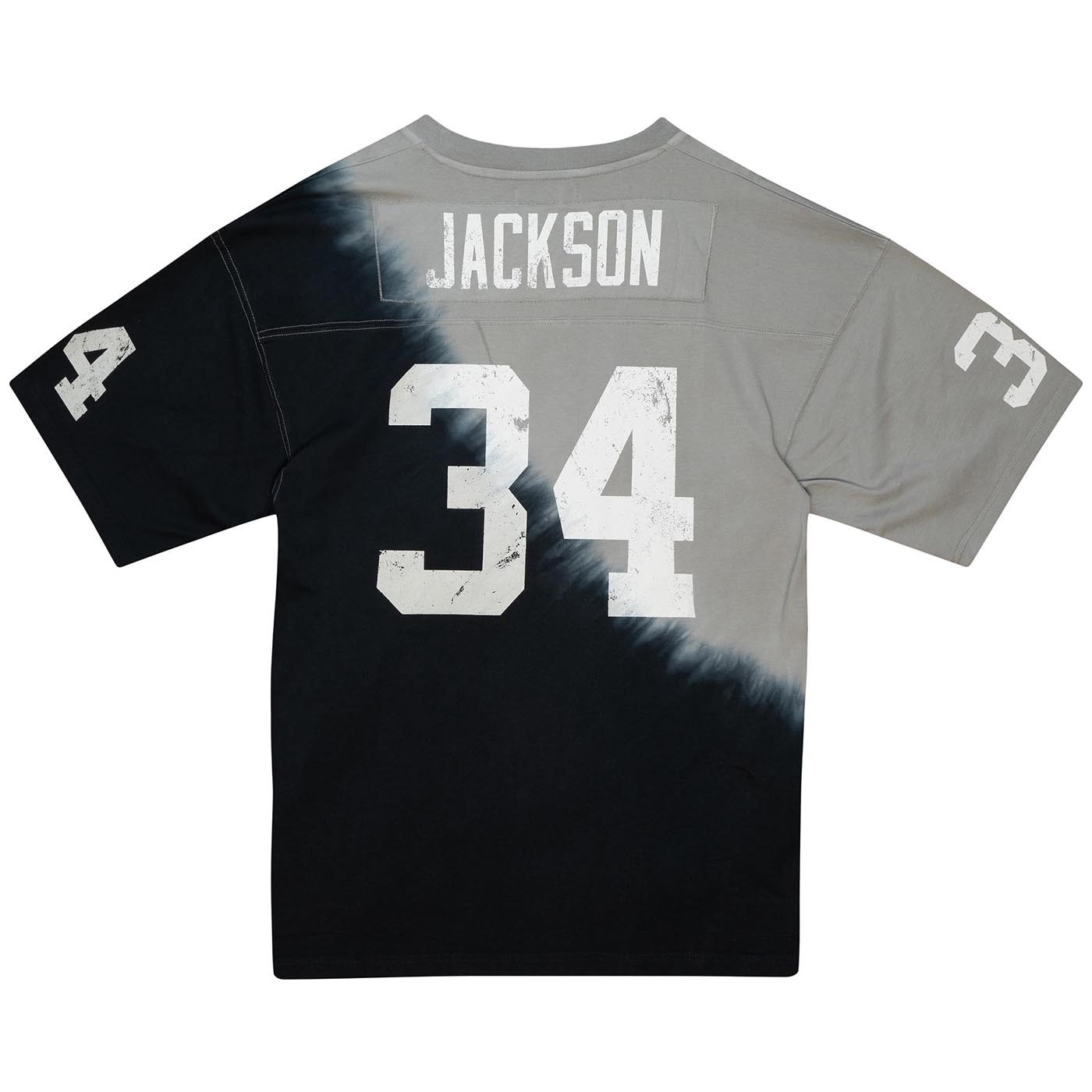 Product Detail  MITCHELL & NESS BO JACKSON TIE DYE NAME AND NUMBER TEE