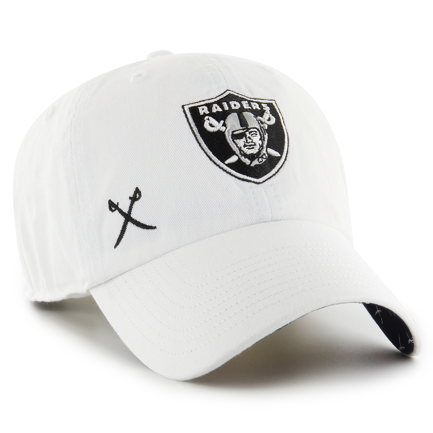 Las Vegas Raiders Women's 47 Brand Clean Up Adjustable Hat