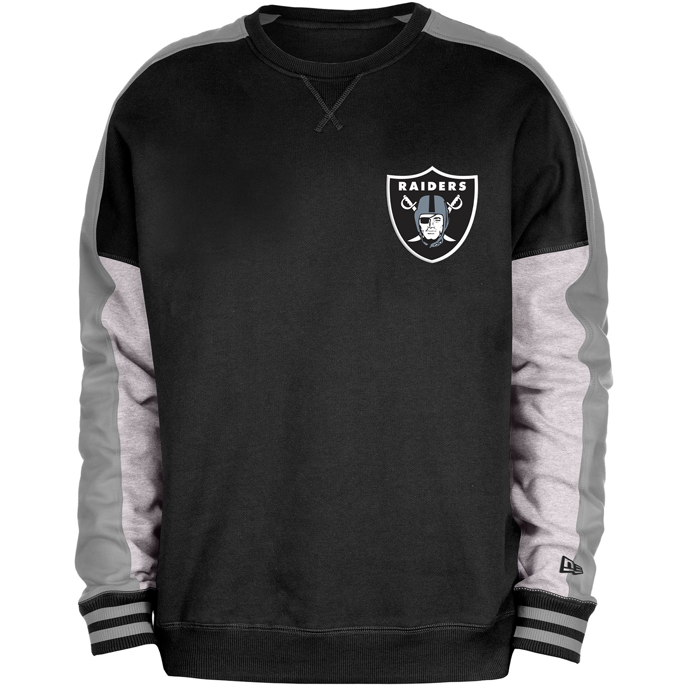 New Era NFL Grey Crew Neck Sweatshirt: