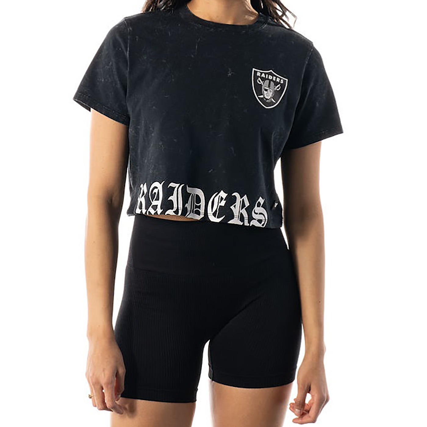 47 Brand Women's Las Vegas Raiders Stage Crop T-Shirt