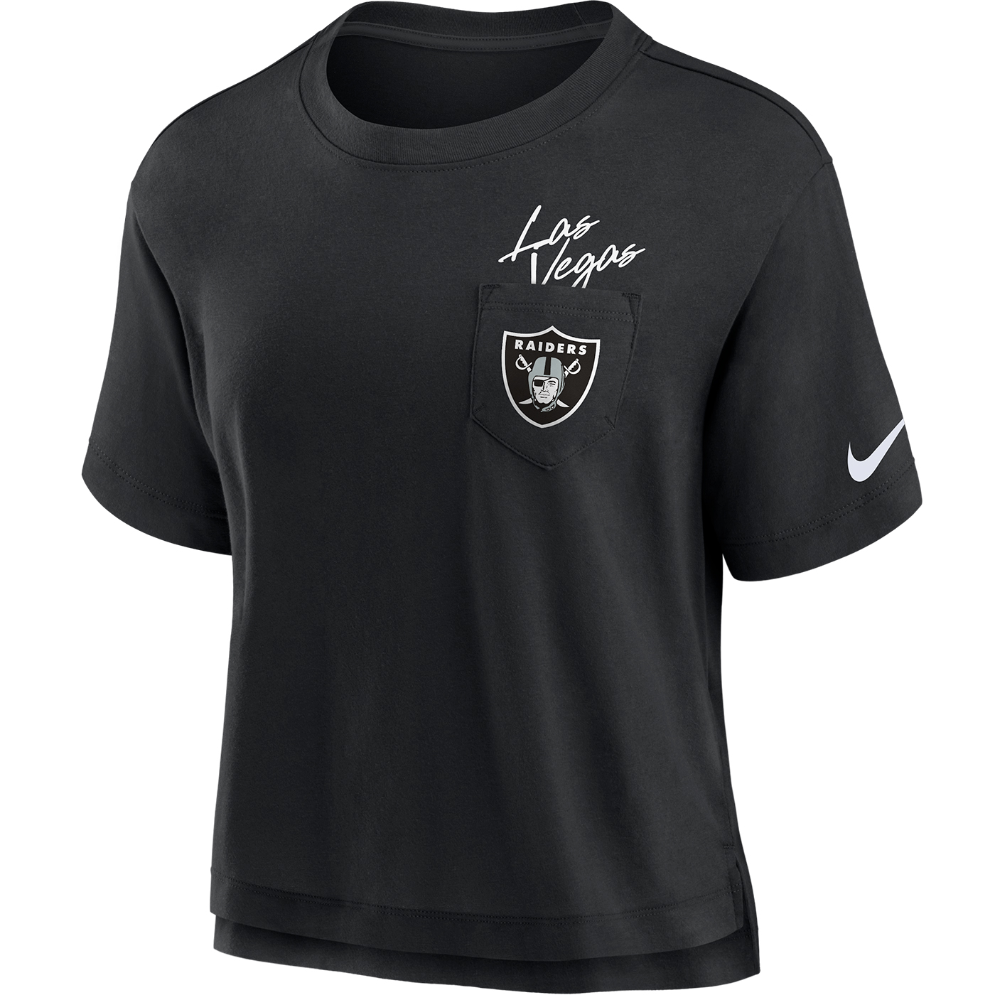 NFL Las Vegas Raiders Women's T-Shirt Medium Black 100% Cotton