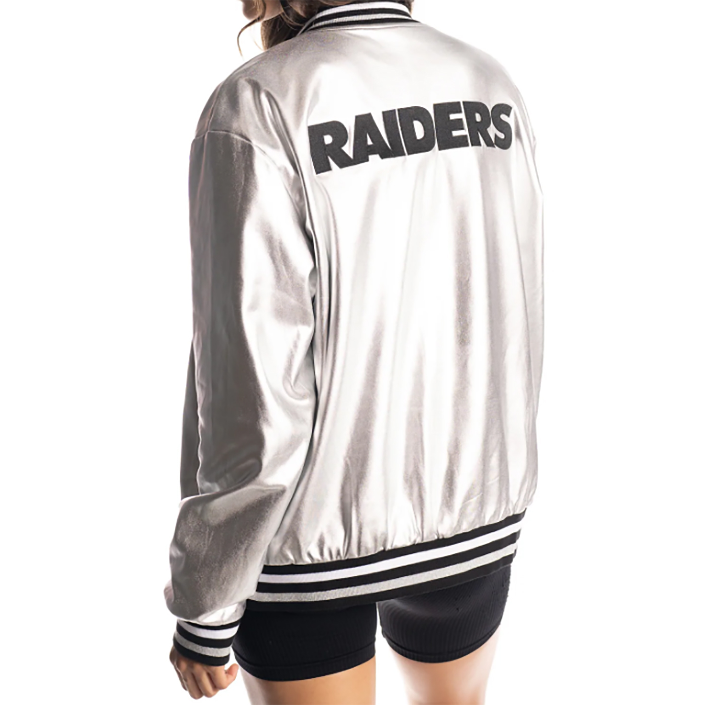 Satin Women's Las Vegas Raiders Jacket - Jacket Makers