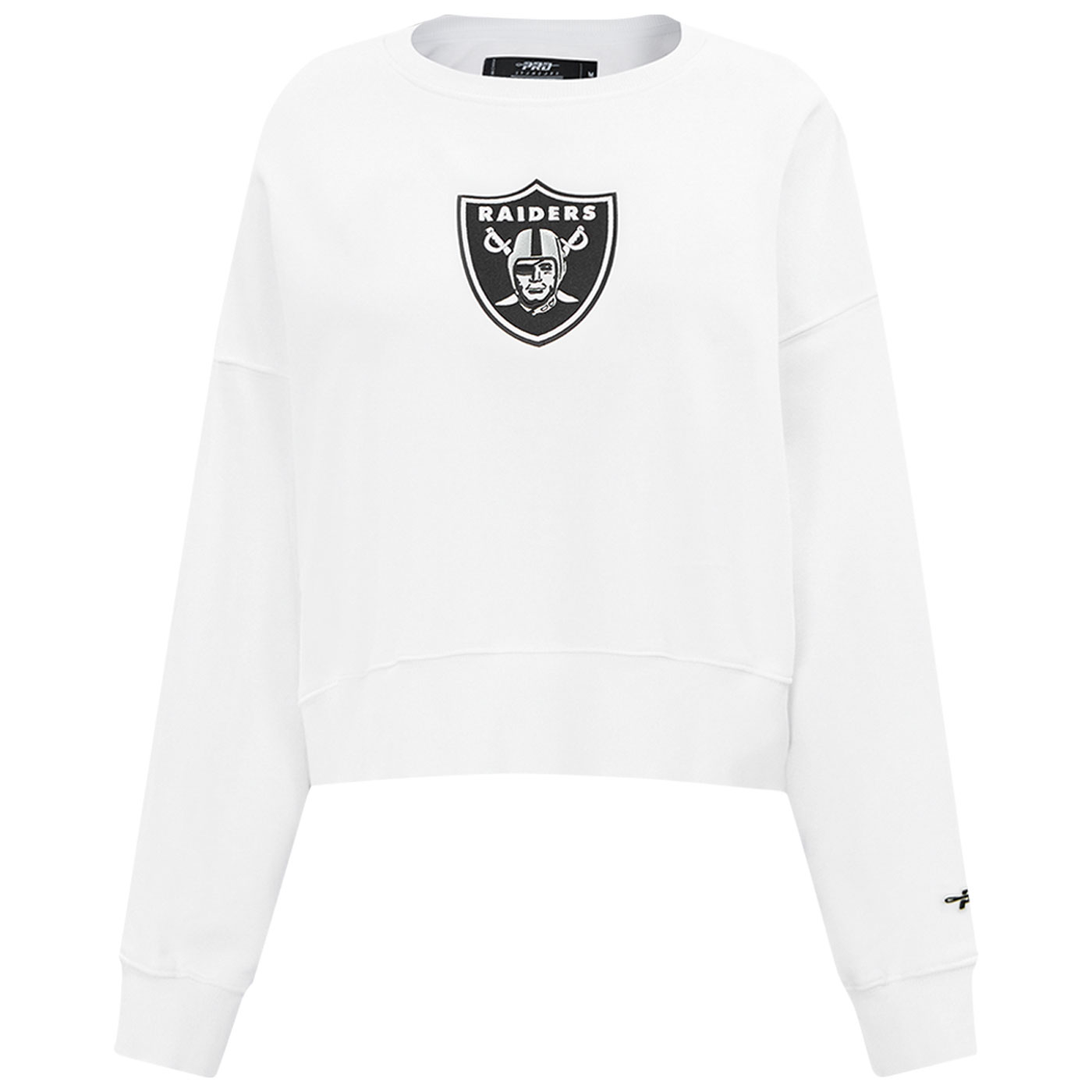 Product Detail PRO STANDARD RAIDERS WOMENS WINGSPAN 2.0 FLEECE CREWNECK SWEATSHIRT White L