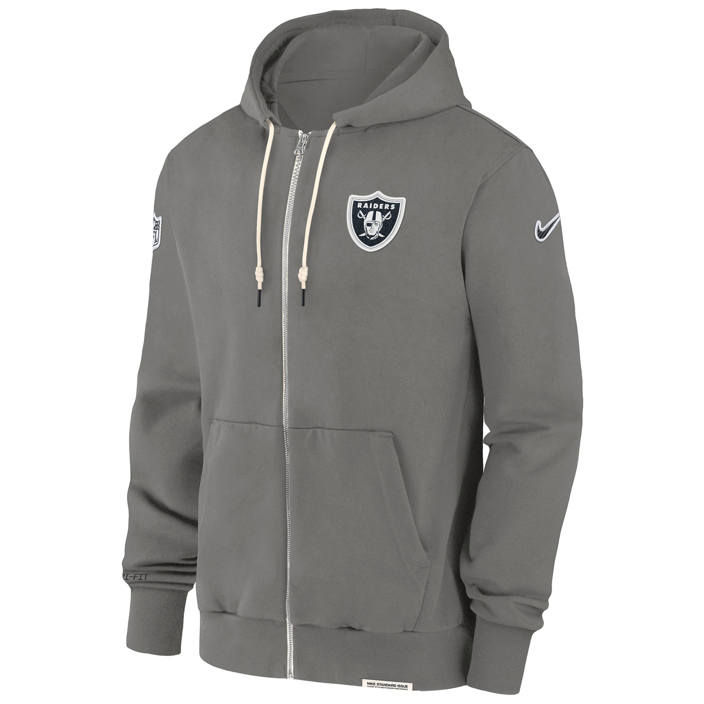 Raiders zip up sweatshirt best sale