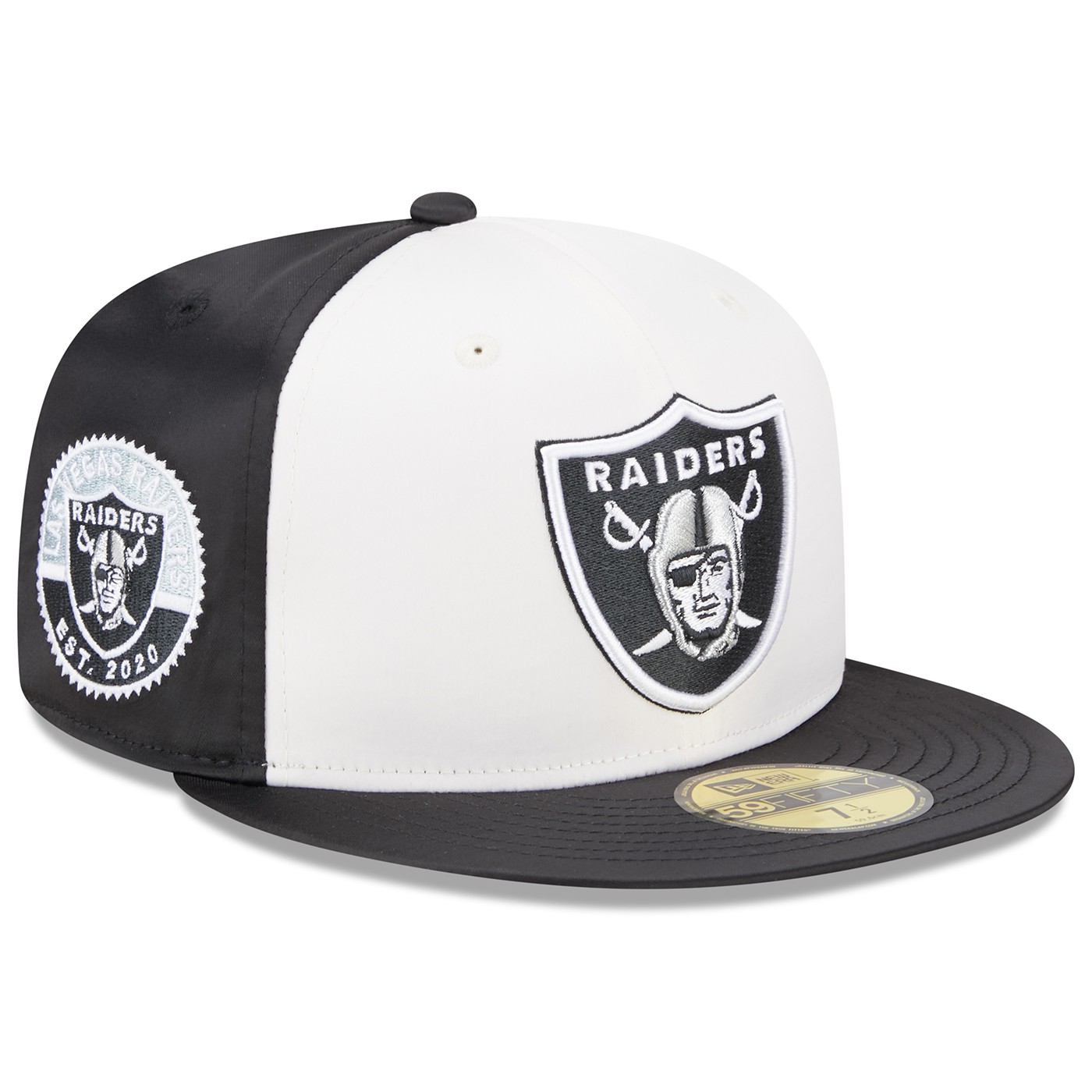 SHIELD NEW SATIN 59FIFTY 7 Product BKWH Detail | ERA - CAP -