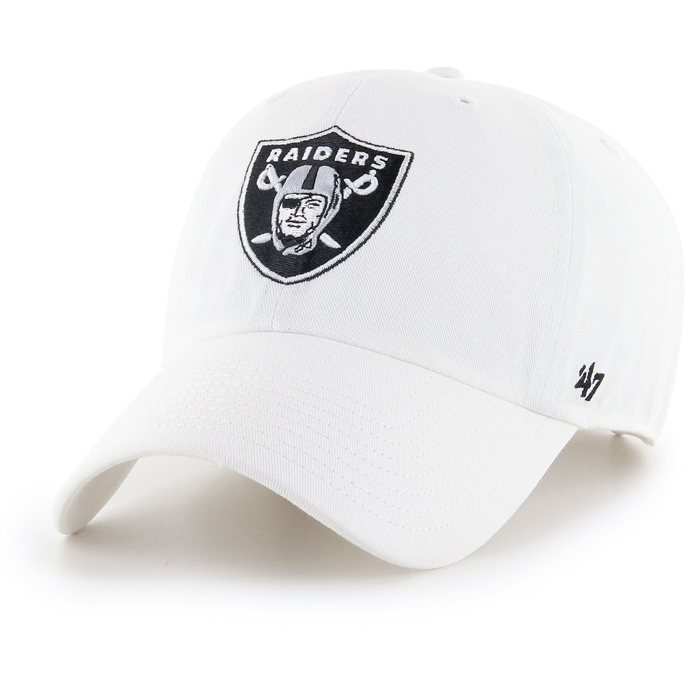 Las Vegas Raiders Women's 47 Brand Clean Up Adjustable Hat
