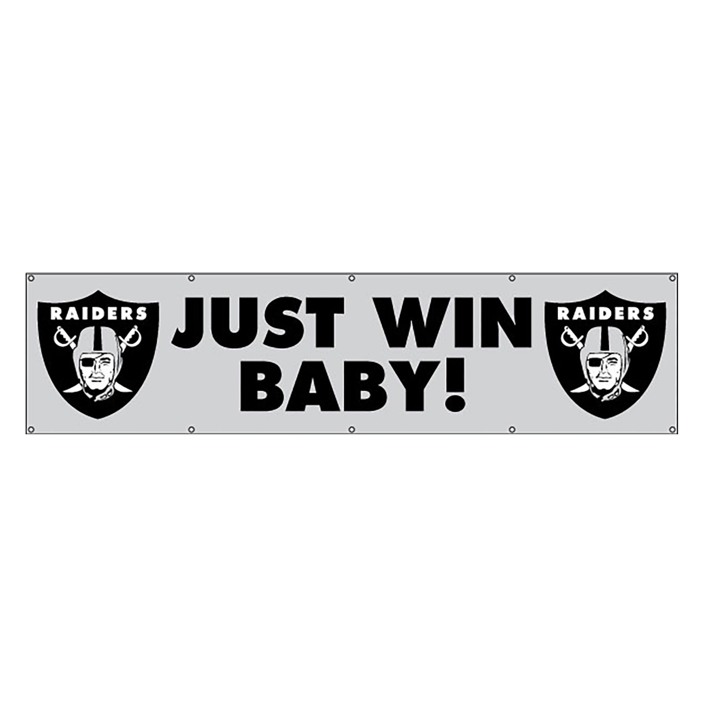 raiders just win baby shirt