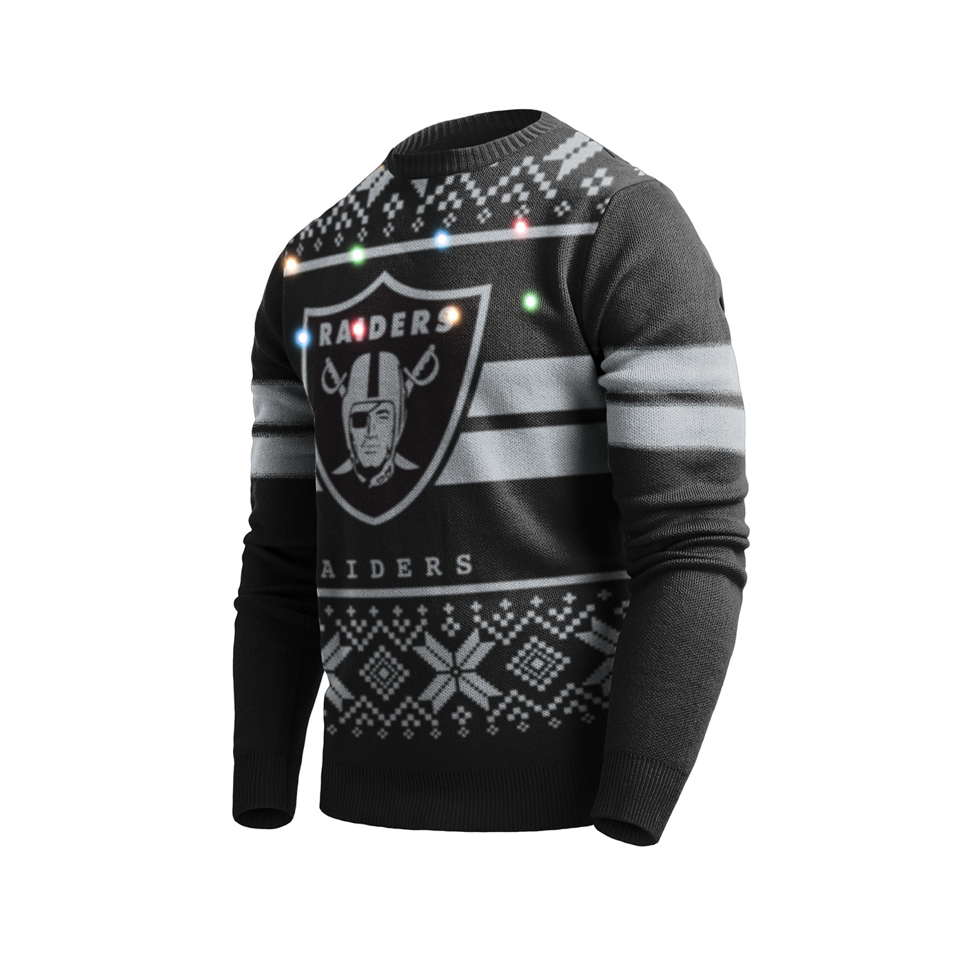 Santa Oakland Raiders Nation Christmas ugly sweater - Kingteeshop