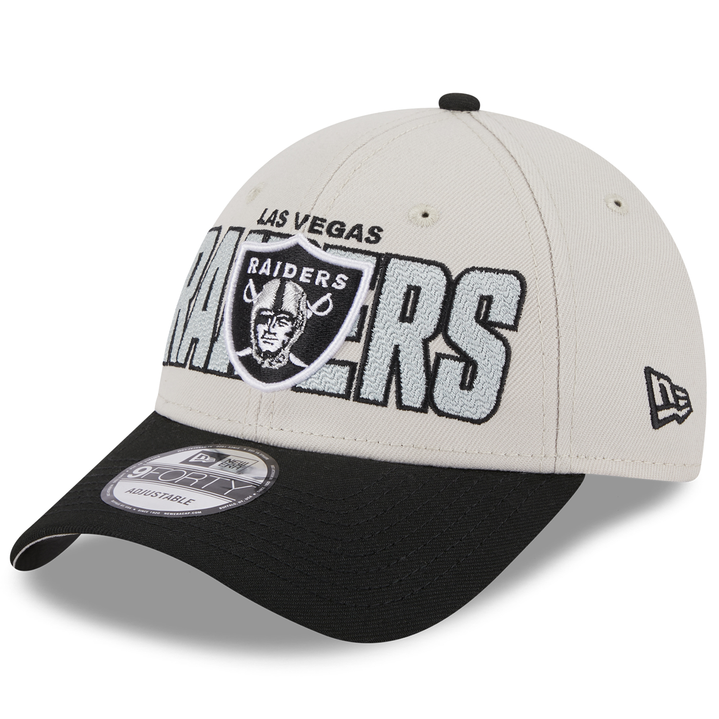 Kids Oakland Raiders 9Forty Black/Black Adjustable - New Era cap