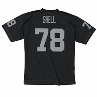 Mitchell And Ness Autographed Las Vegas Raiders No34 Bo Jackson Black Stitched Throwback NFL Jersey