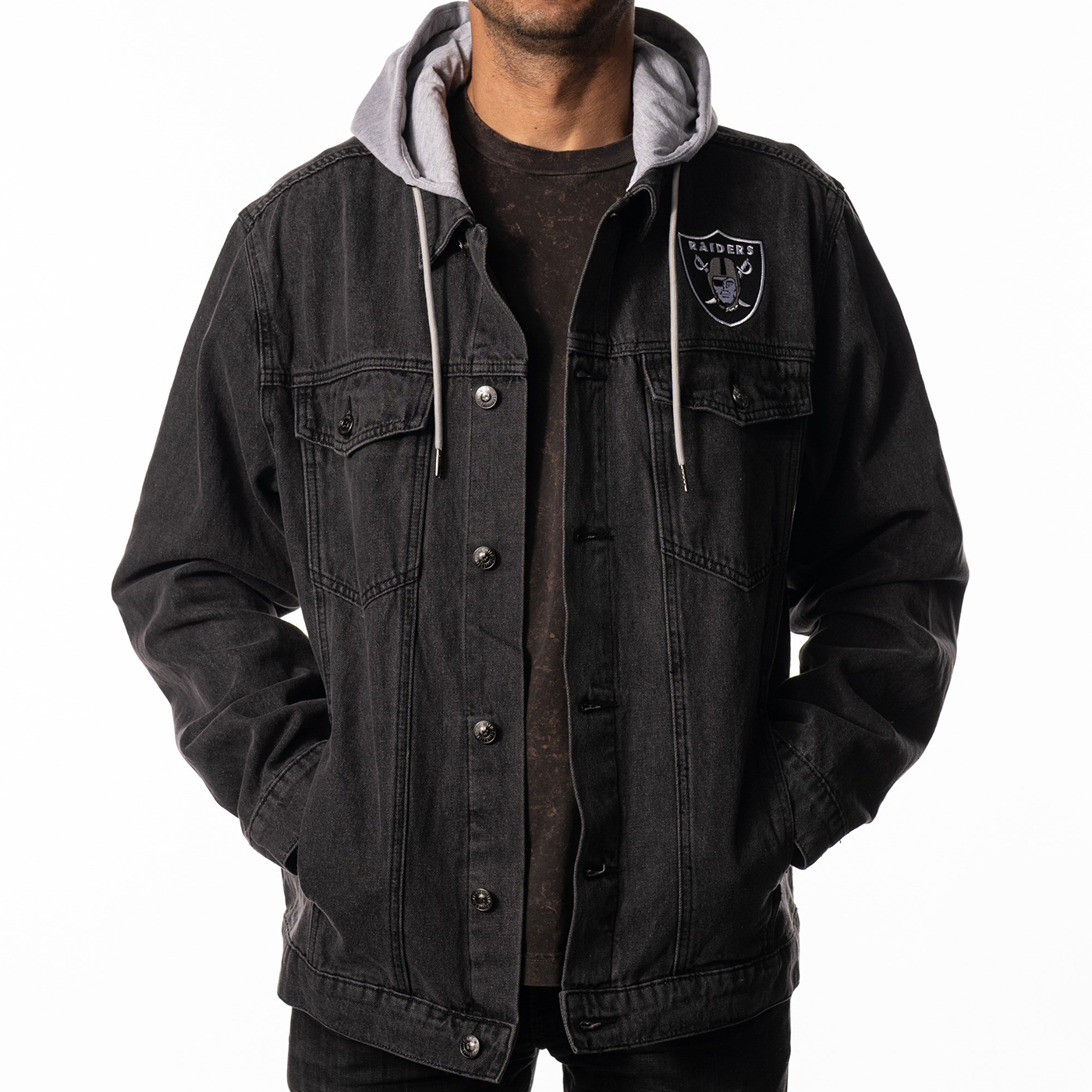 Las Vegas-Oakland Raiders sold Levis Denim Jacket L