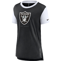 Las Vegas Raiders Women's Blitz & Glam Lace-Up V-Neck Jersey T-Shirt - –  Sports Town USA