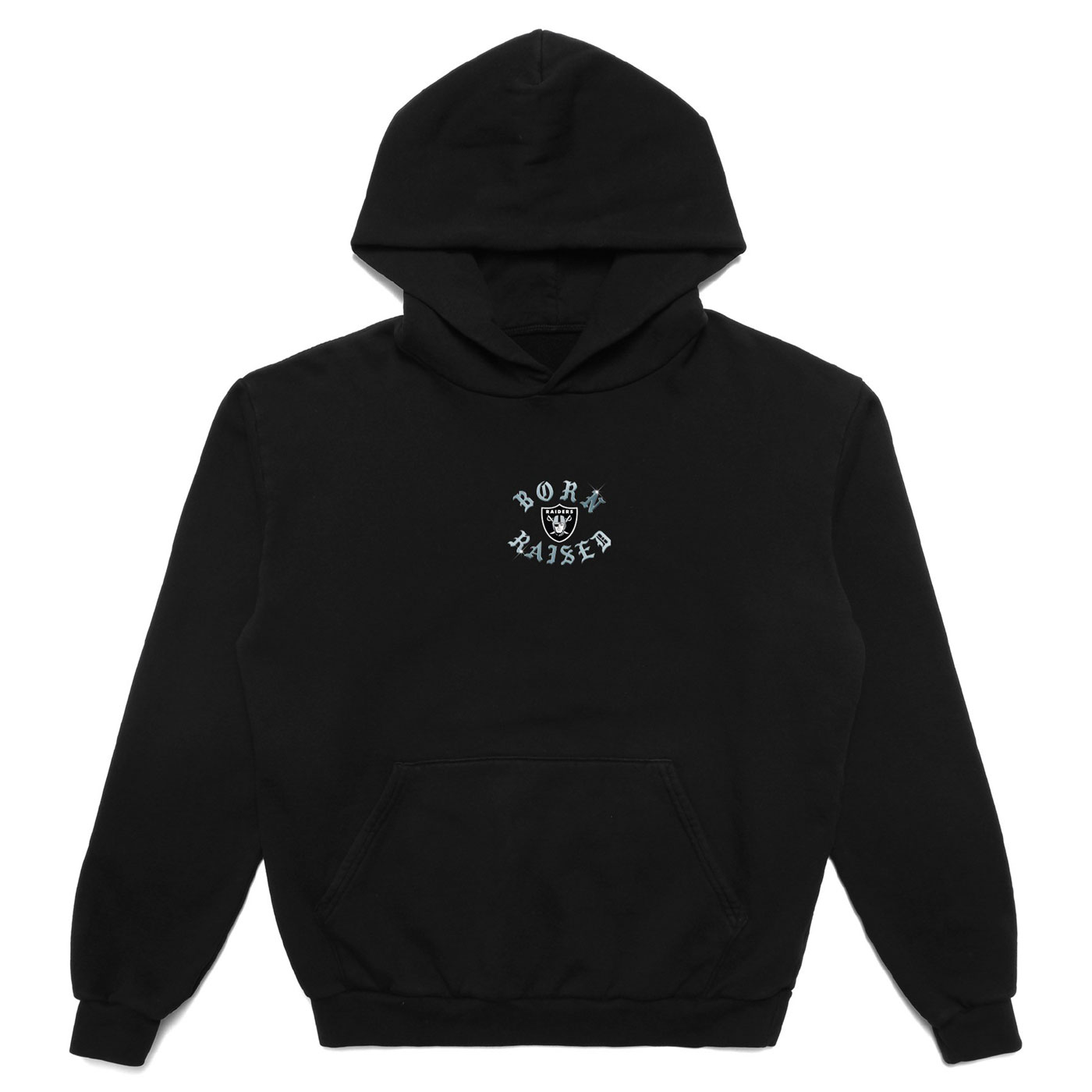 Product Detail | BORN X RAISED RAIDERS CHROME ROCKER HOODIE - Black - S