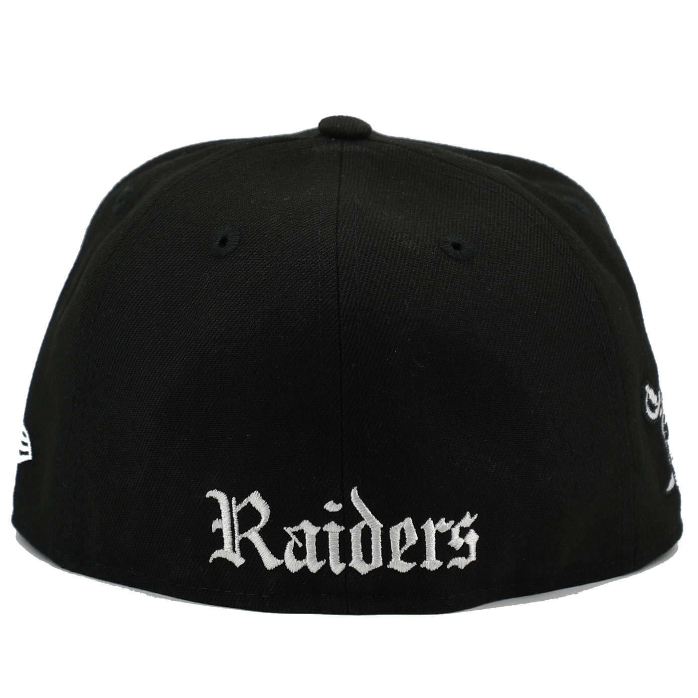 Las Vegas Raiders New Era Gothic Script 9FIFTY Snapback Hat - Black