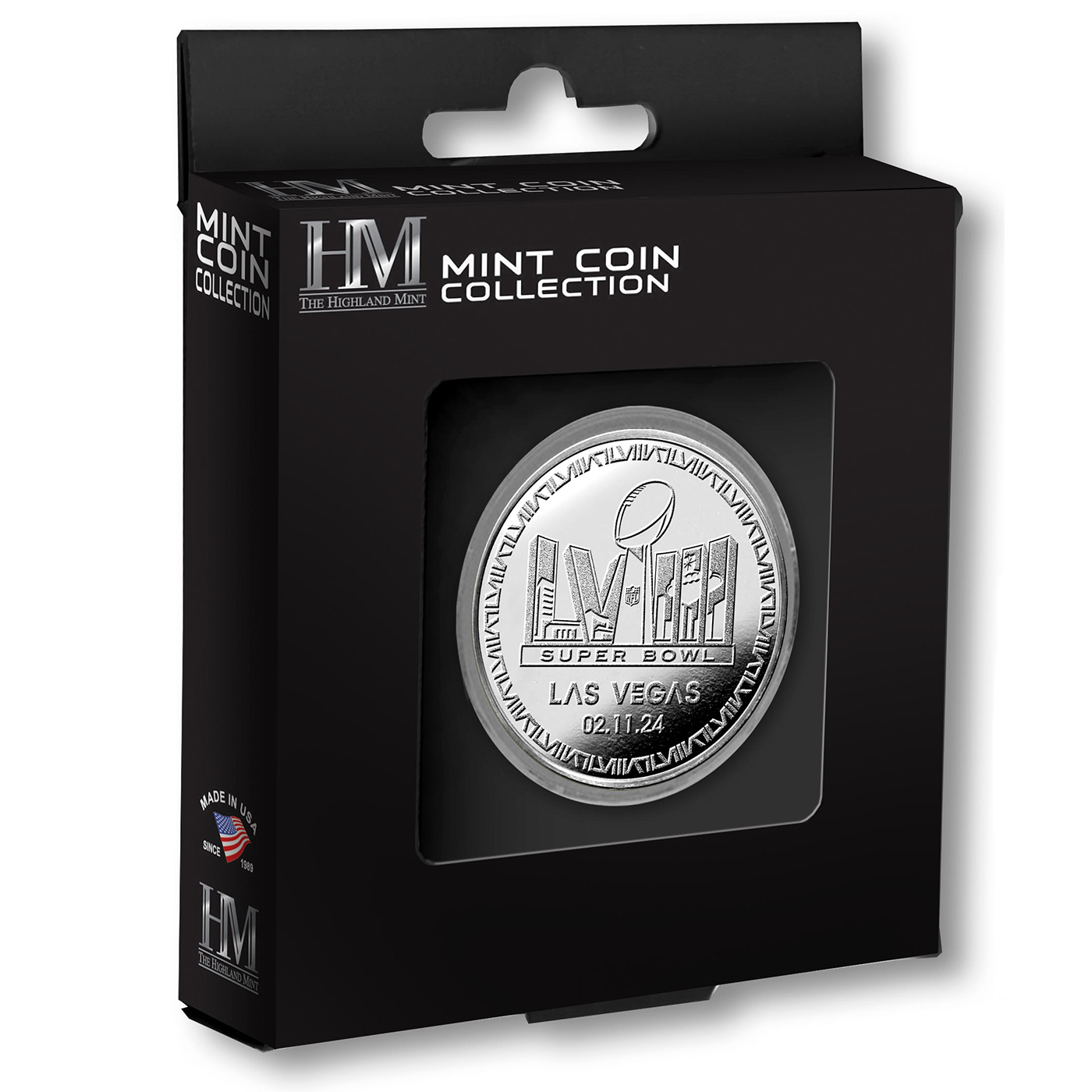 1990 Super Bowl 25 Champions New York Giants Silver Coin Stock Photo - Alamy