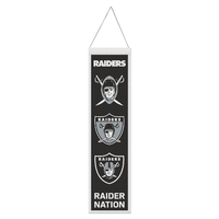 Oakland Raiders Team Logo Banner Flag 3′ x 5′ NFL Licensed – Balmartsports