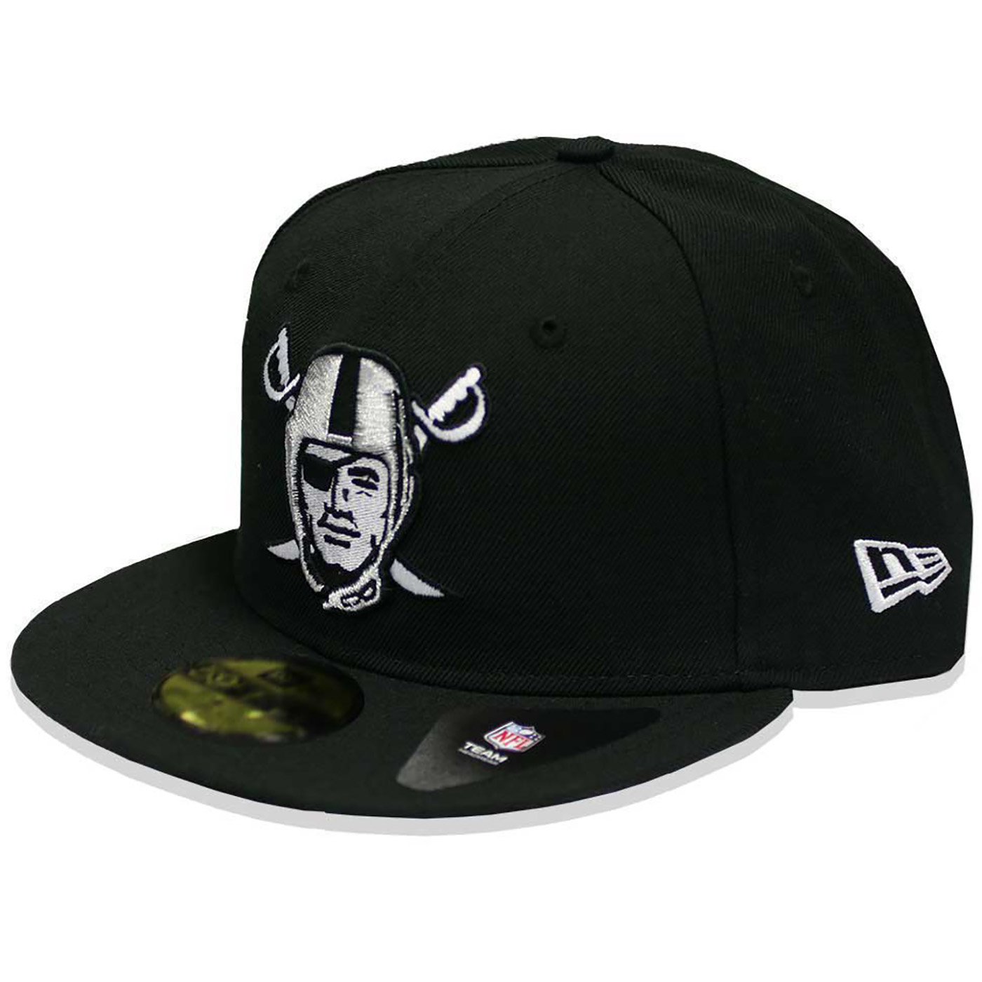 New Era Las Vegas Raiders Black on Black 59FIFTY Fitted Hat 7