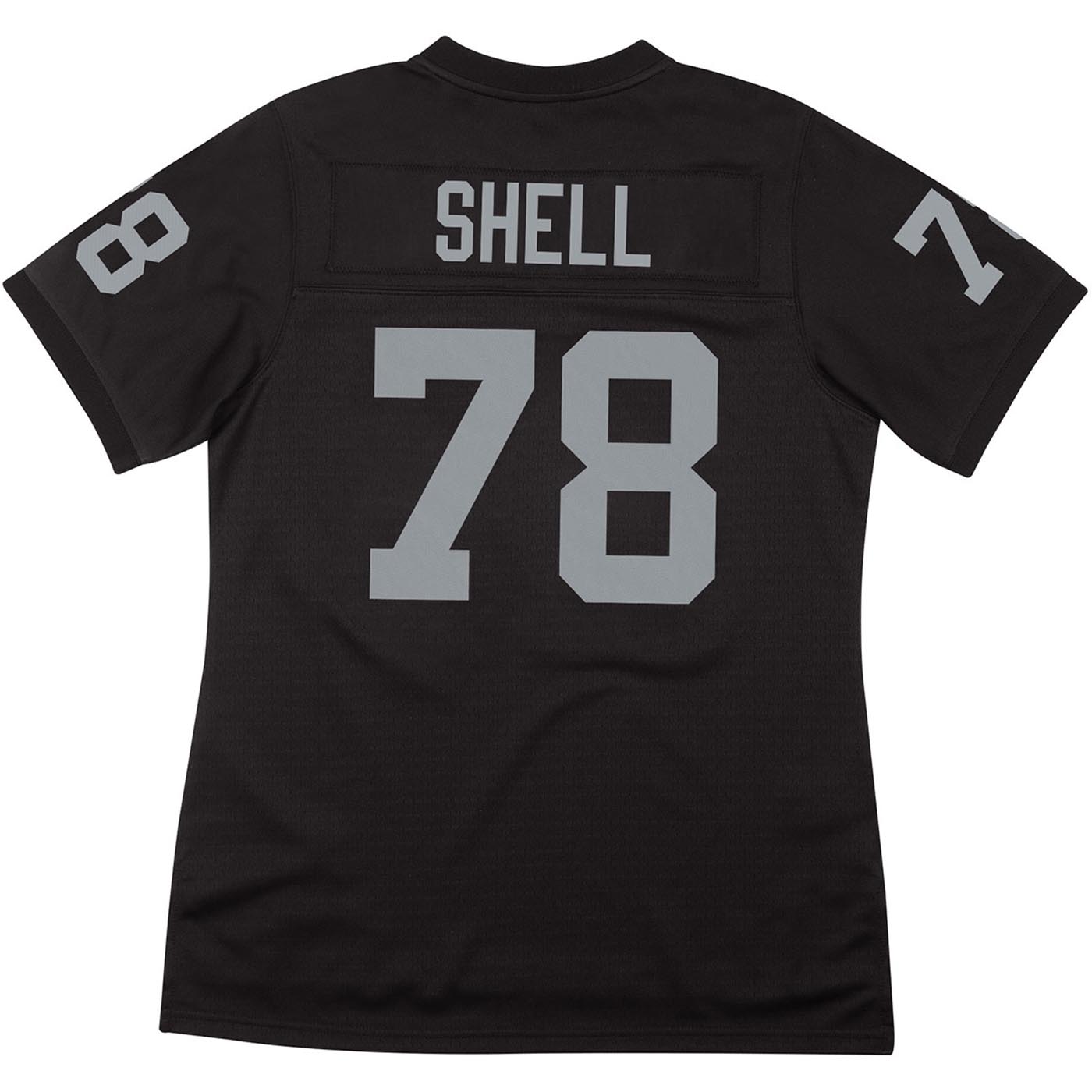 Women's Art Shell Black Retired Player Limited Team Jersey - Kitsociety