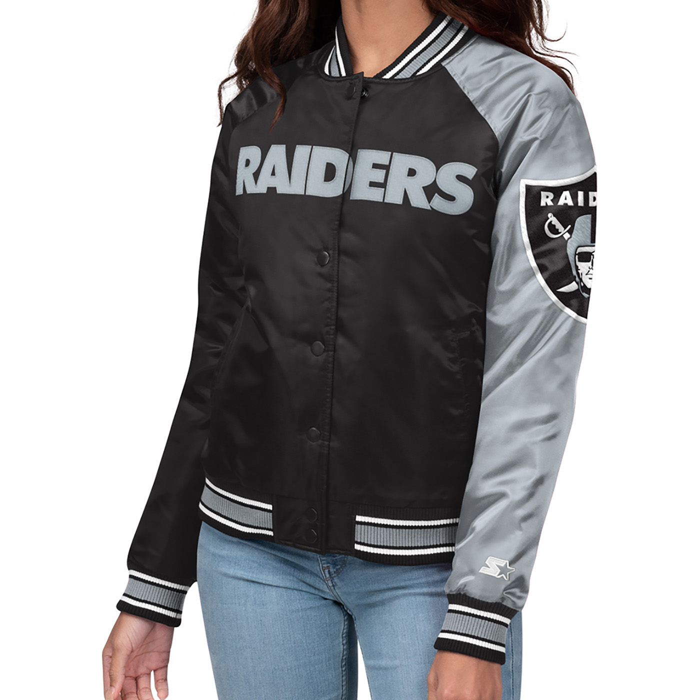 Jacket Makers Women's Raiders Las Vegas Starter Jacket