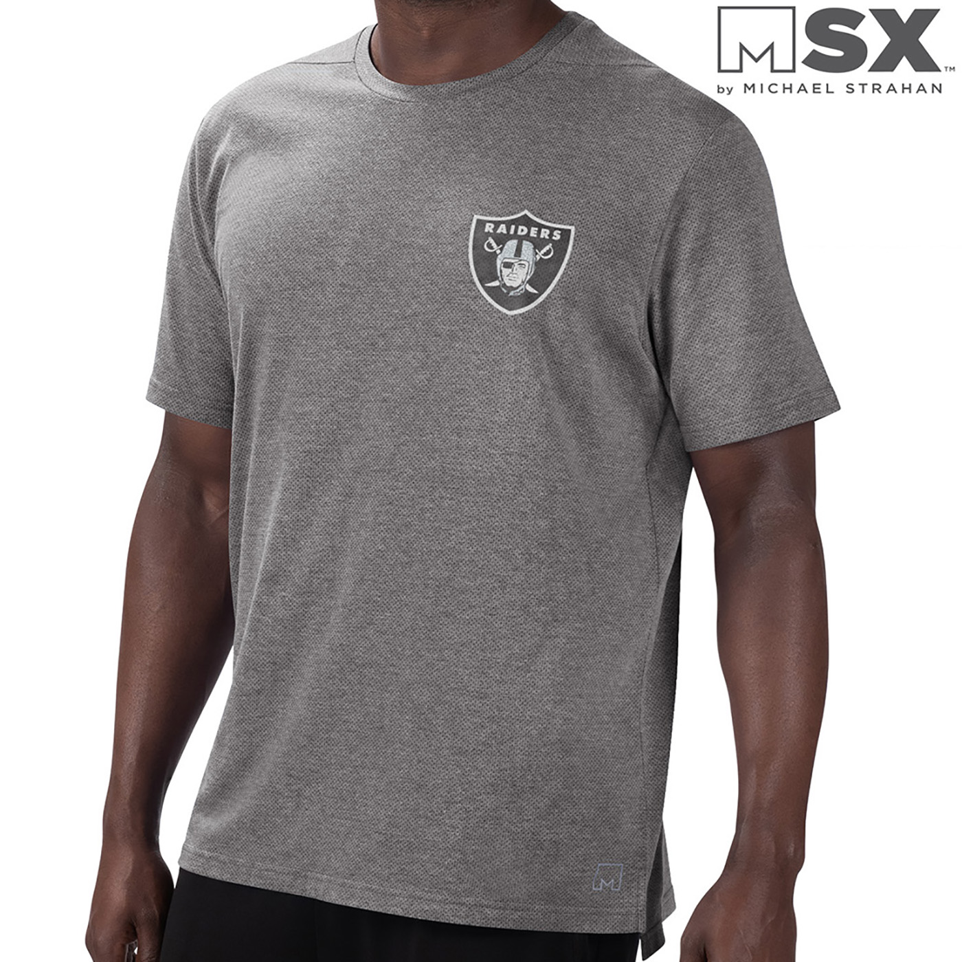 MSX by Michael Strahan for NFL Women's T-Shirt, Size Medium, Raiders