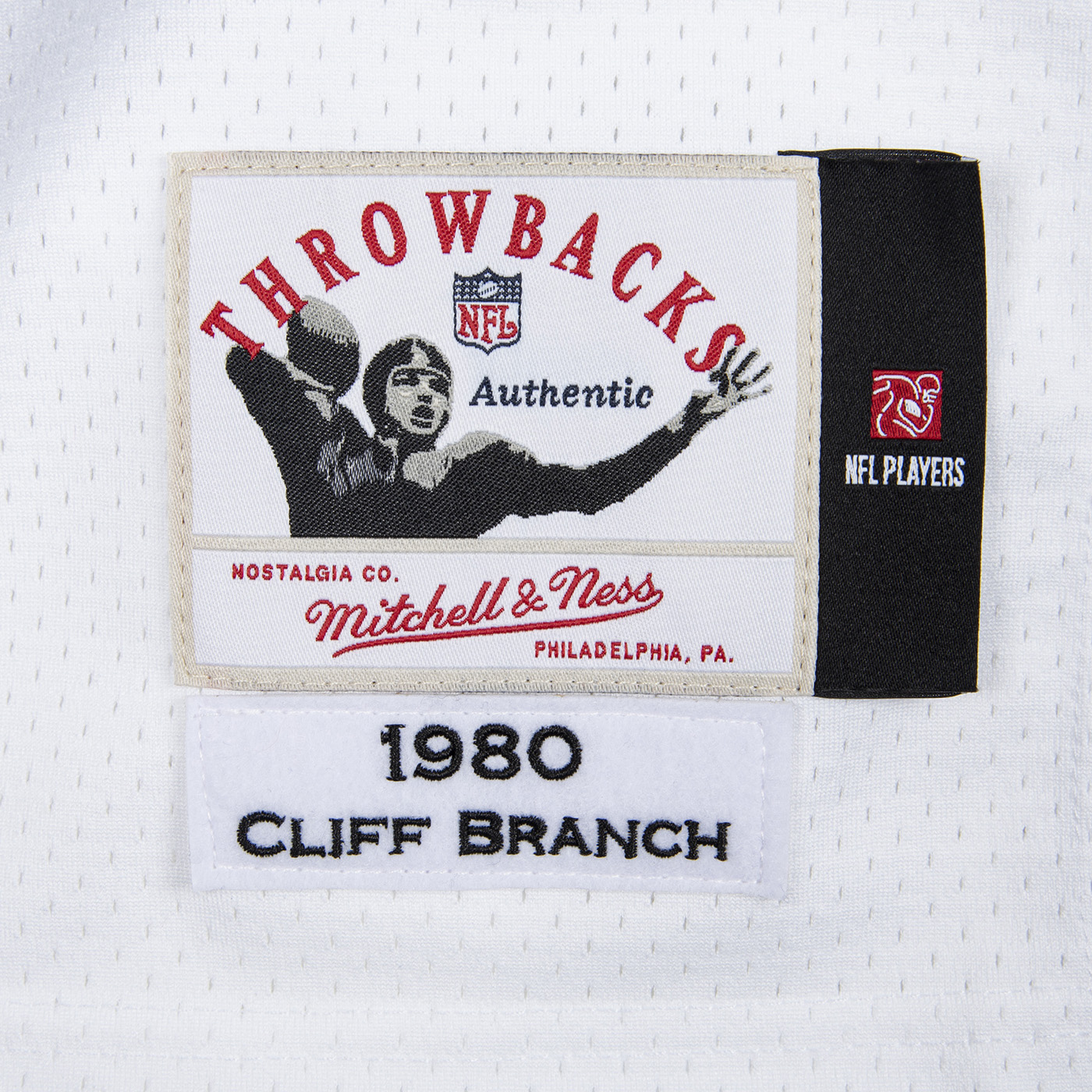 Product Detail  MITCHELL & NESS CLIFF BRANCH 1980 AUTHENTIC JERSEY - White  - XS