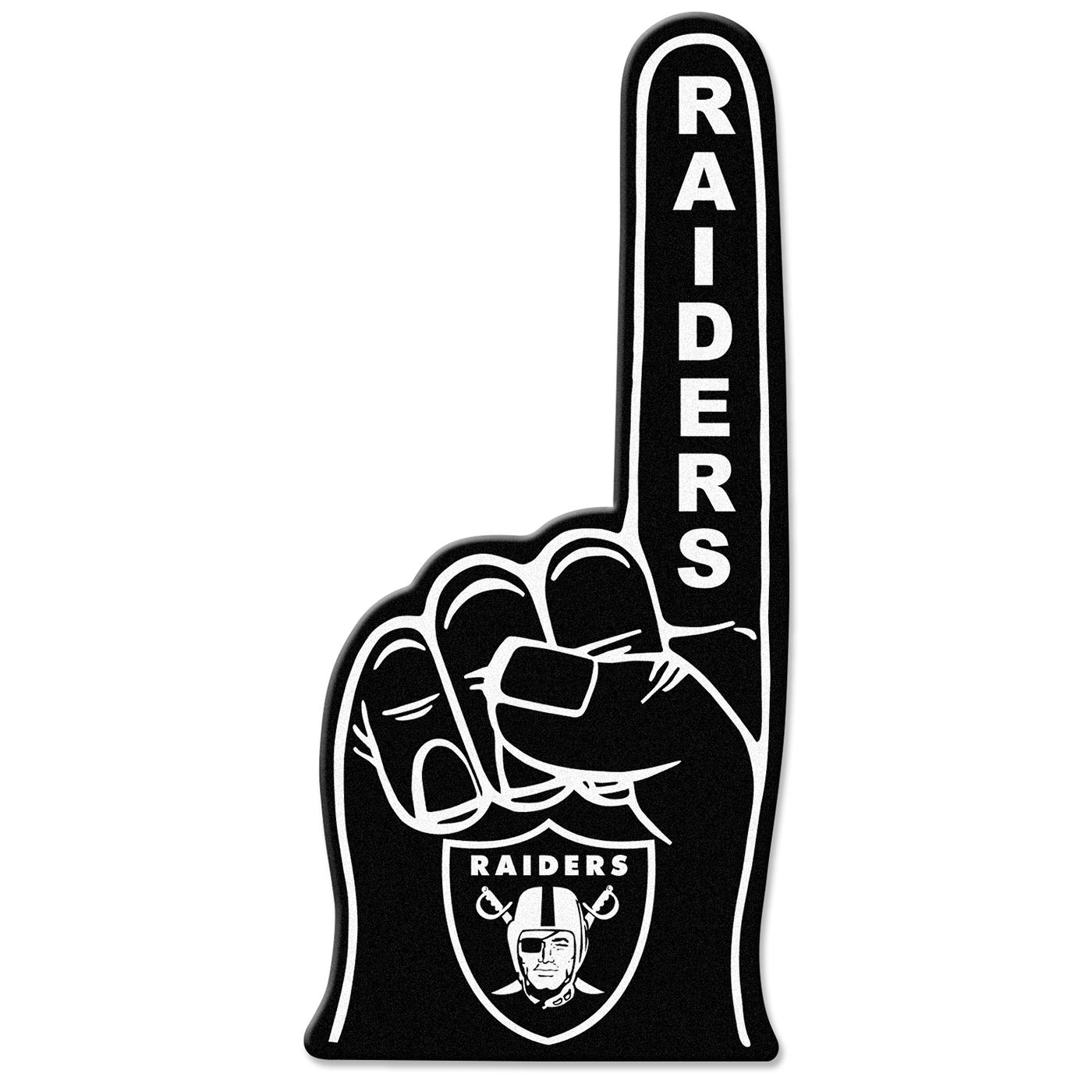 Las Vegas Raiders: 2021 Foam Finger - Officially Licensed NFL Removabl