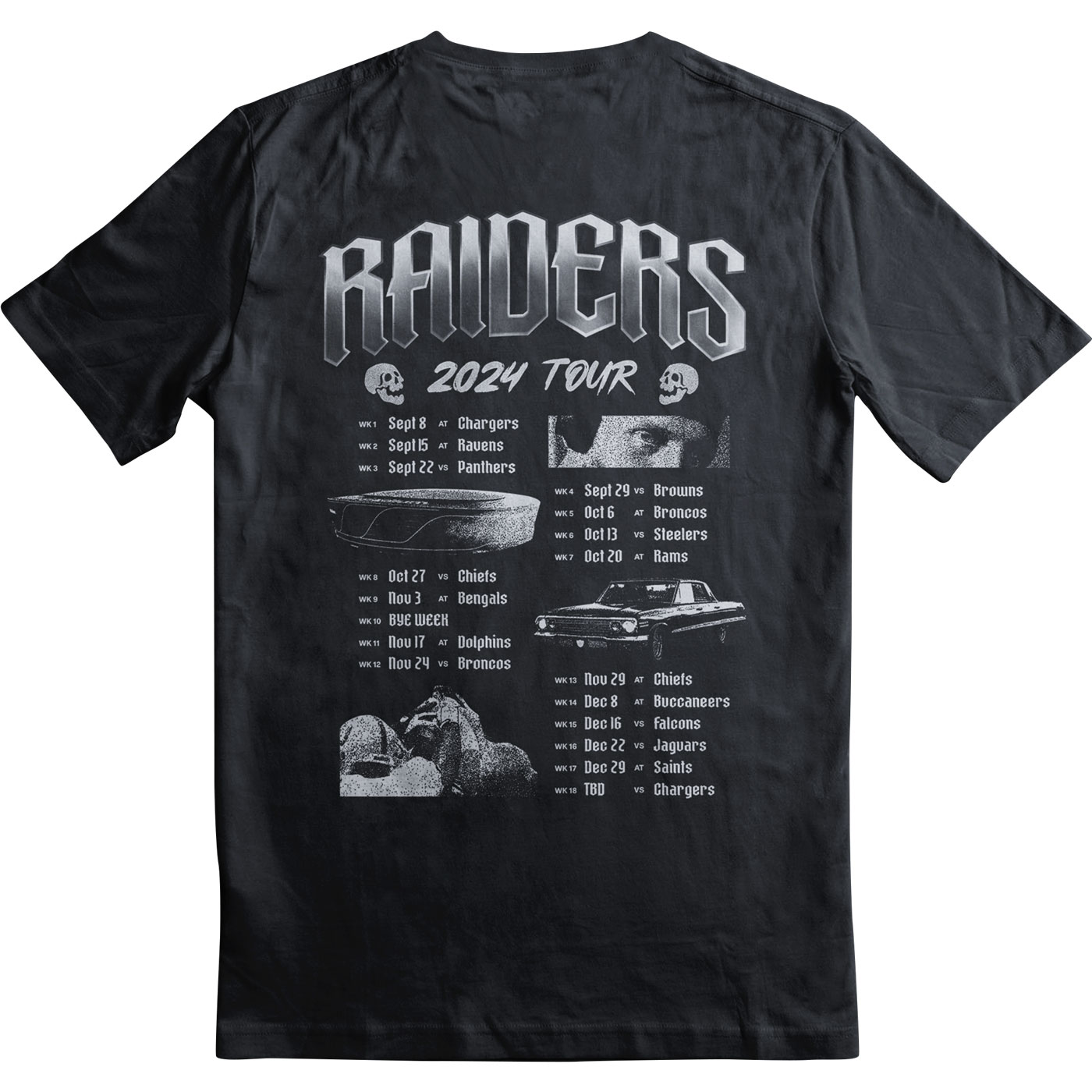 New era raiders shirt on sale